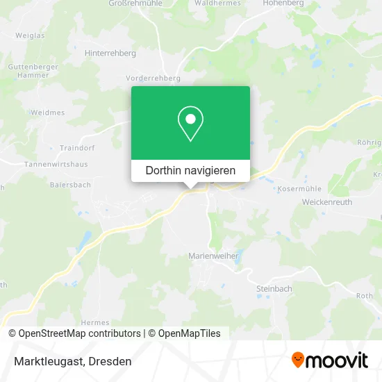 Marktleugast Karte