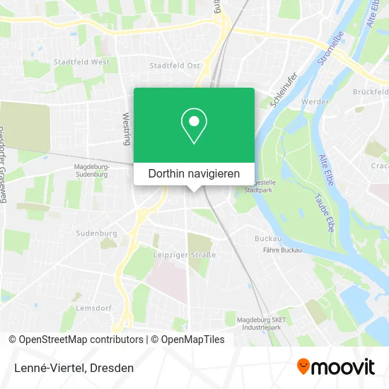 Lenné-Viertel Karte