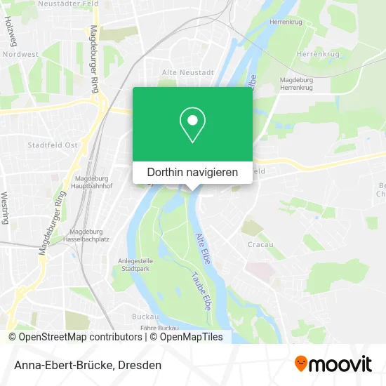 Anna-Ebert-Brücke Karte