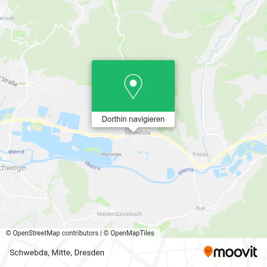 Schwebda, Mitte Karte