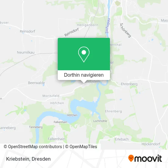 Kriebstein Karte