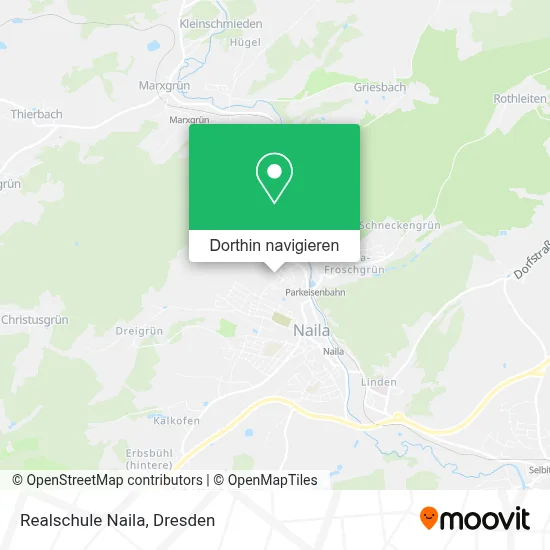 Realschule Naila Karte