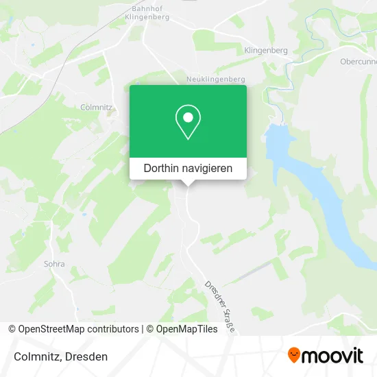 Colmnitz Karte