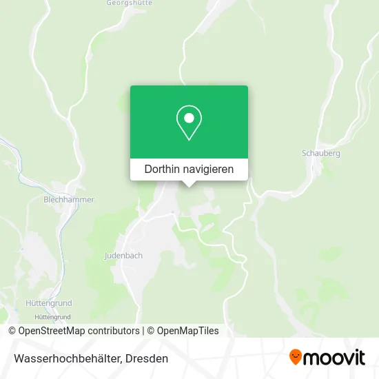 Wasserhochbehälter Karte