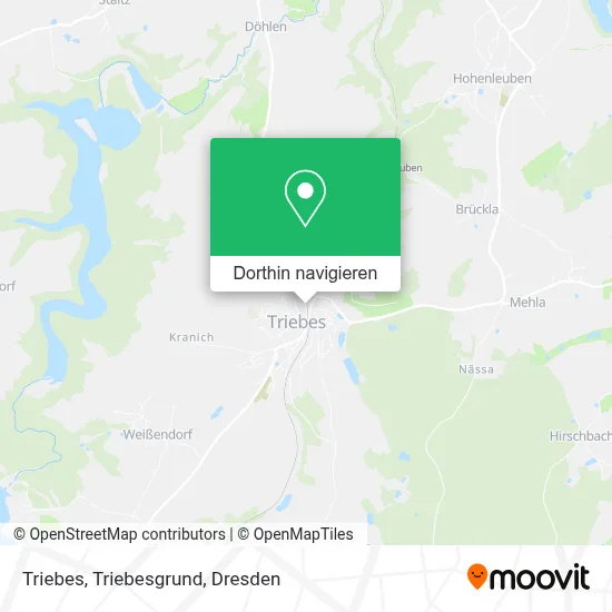 Triebes, Triebesgrund Karte