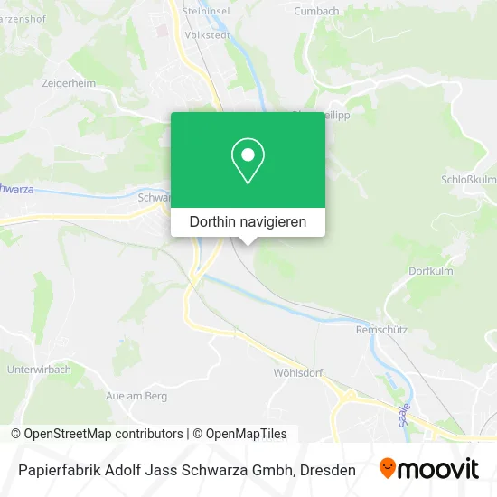 Papierfabrik Adolf Jass Schwarza Gmbh Karte