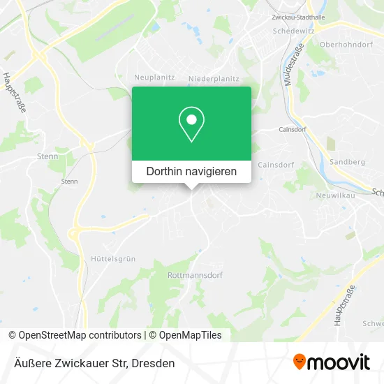Äußere Zwickauer Str Karte