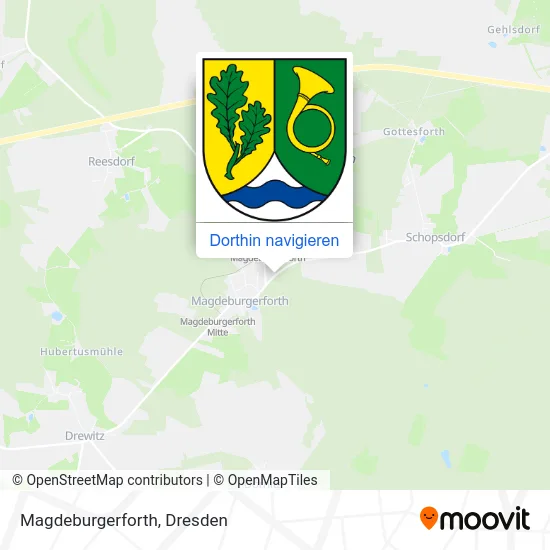 Magdeburgerforth Karte