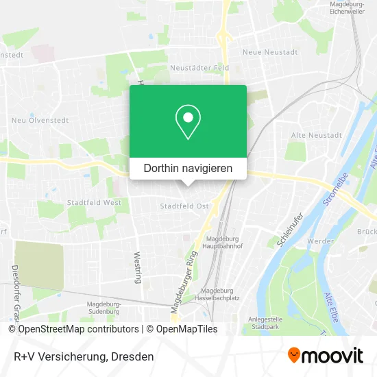 R+V Versicherung Karte