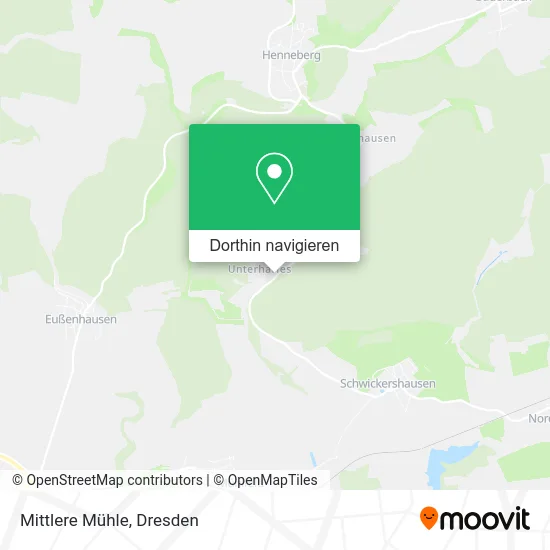 Mittlere Mühle Karte