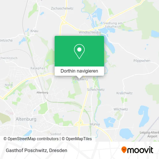 Gasthof Poschwitz Karte