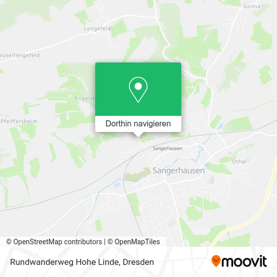 Rundwanderweg Hohe Linde Karte