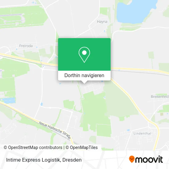 Intime Express Logistik Karte