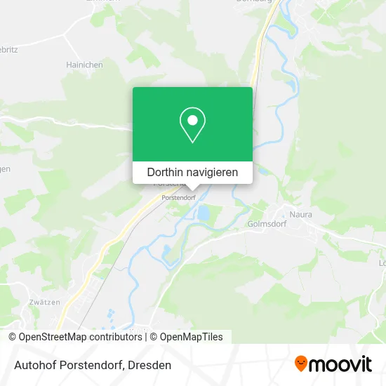 Autohof Porstendorf Karte