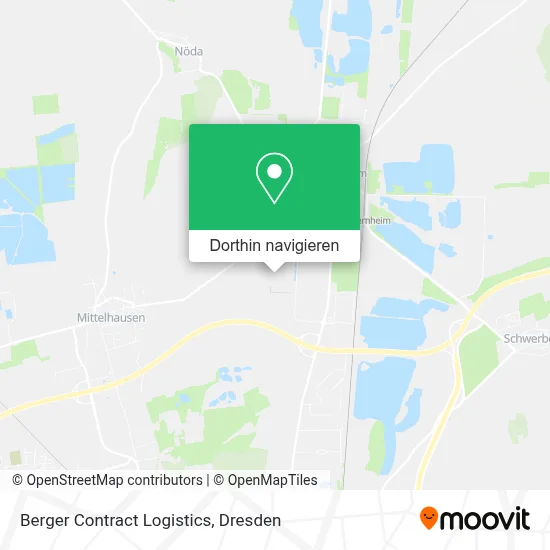 Berger Contract Logistics Karte