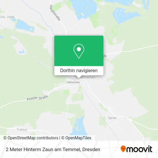 2 Meter Hinterm Zaun am Temmel Karte