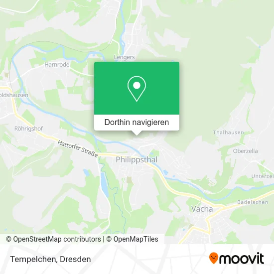 Tempelchen Karte