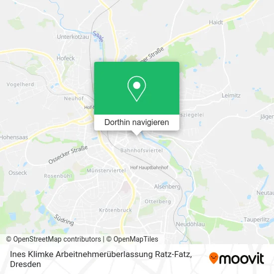Ines Klimke Arbeitnehmerüberlassung Ratz-Fatz Karte