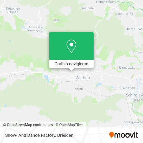 Show- And Dance Factory Karte