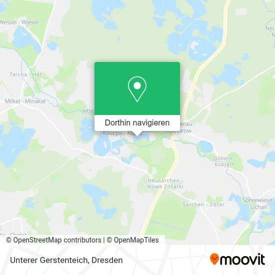 Unterer Gerstenteich Karte