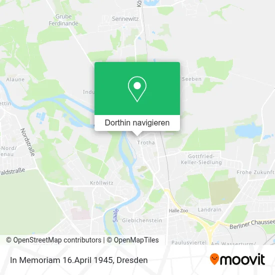 In Memoriam 16.April 1945 Karte