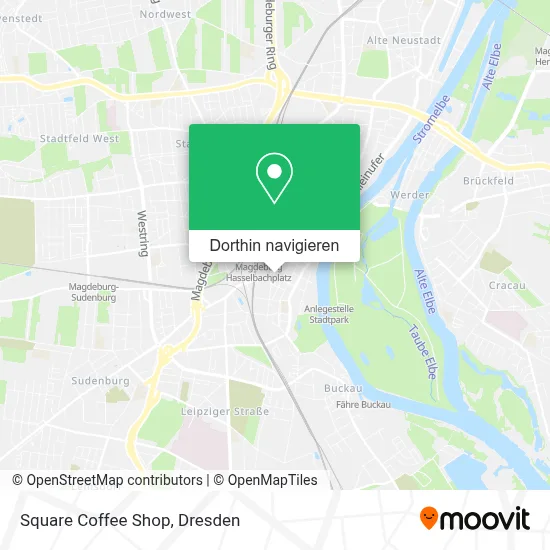 Square Coffee Shop Karte