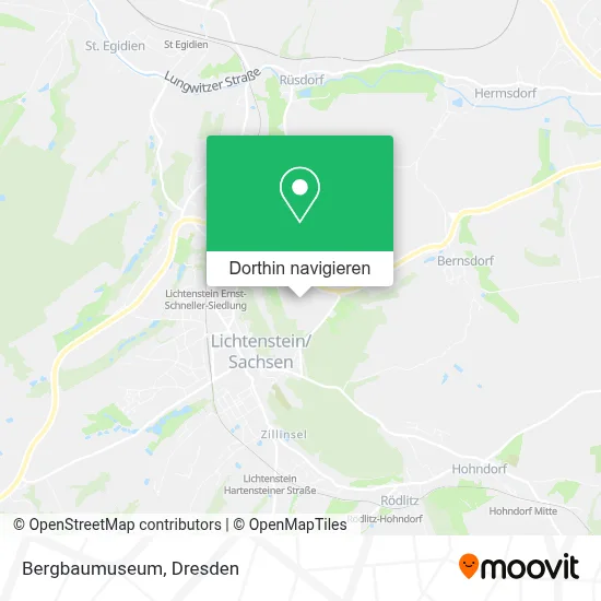 Bergbaumuseum Karte