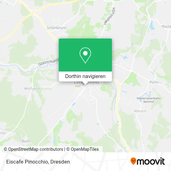 Eiscafe Pinocchio Karte