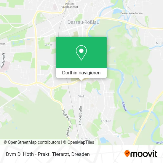 Dvm D. Hoth - Prakt. Tierarzt Karte