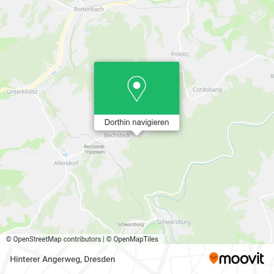 Hinterer Angerweg Karte