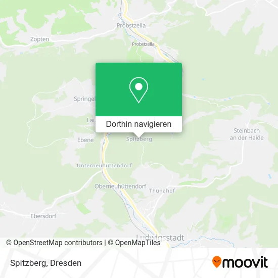 Spitzberg Karte