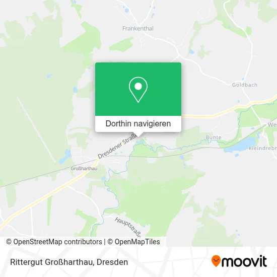 Rittergut Großharthau Karte