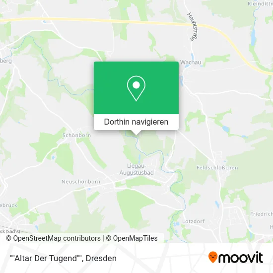 ""Altar Der Tugend"" Karte