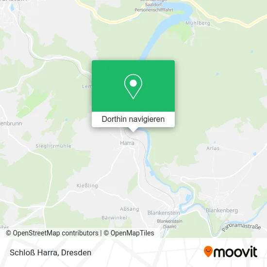Schloß Harra Karte