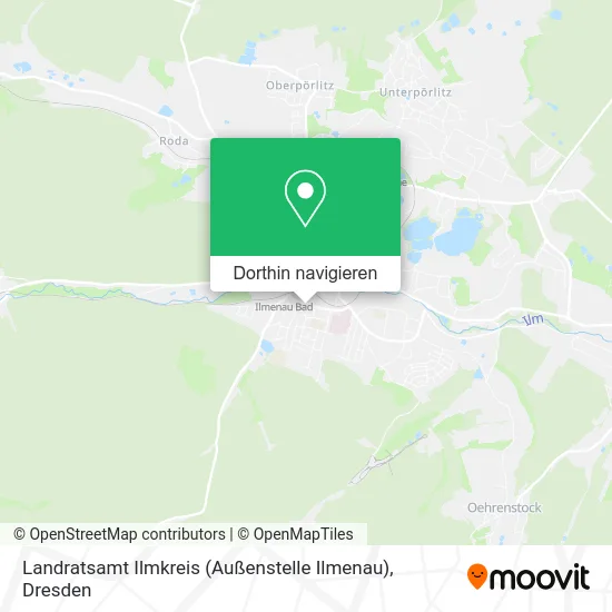 Landratsamt Ilmkreis (Außenstelle Ilmenau) Karte