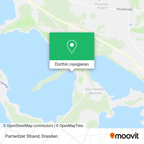 Partwitzer Strand Karte