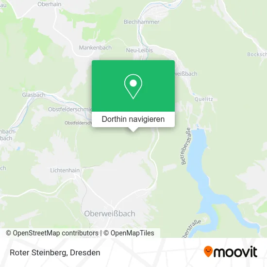 Roter Steinberg Karte