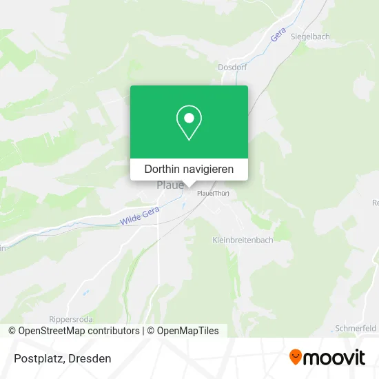 Postplatz Karte