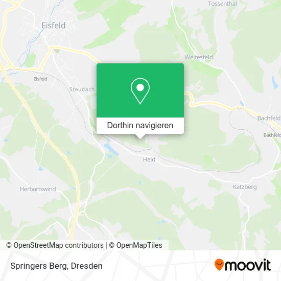 Springers Berg Karte