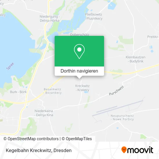 Kegelbahn Kreckwitz Karte