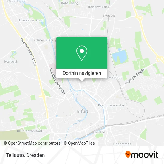 Teilauto Karte