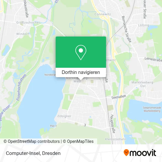 Computer-Insel Karte