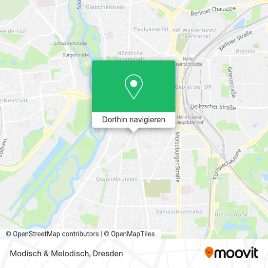 Modisch & Melodisch Karte