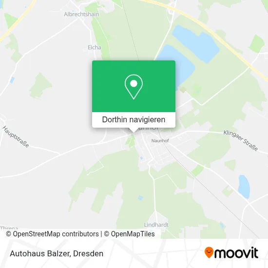 Autohaus Balzer Karte