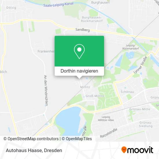 Autohaus Haase Karte