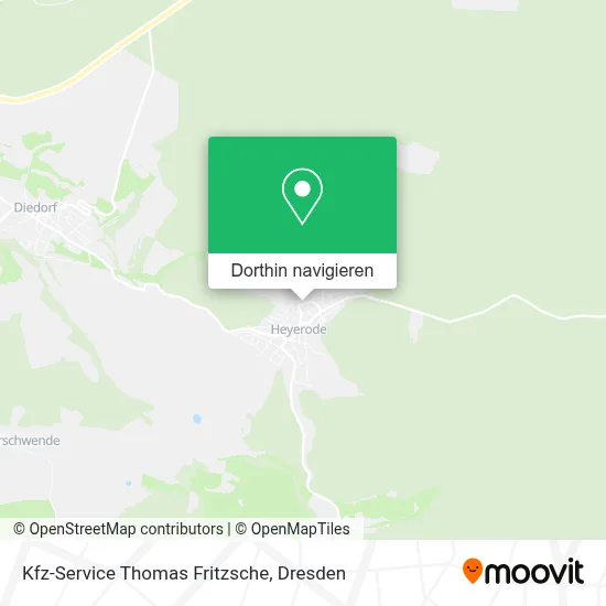 Kfz-Service Thomas Fritzsche Karte