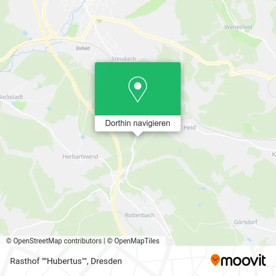 Rasthof ""Hubertus"" Karte