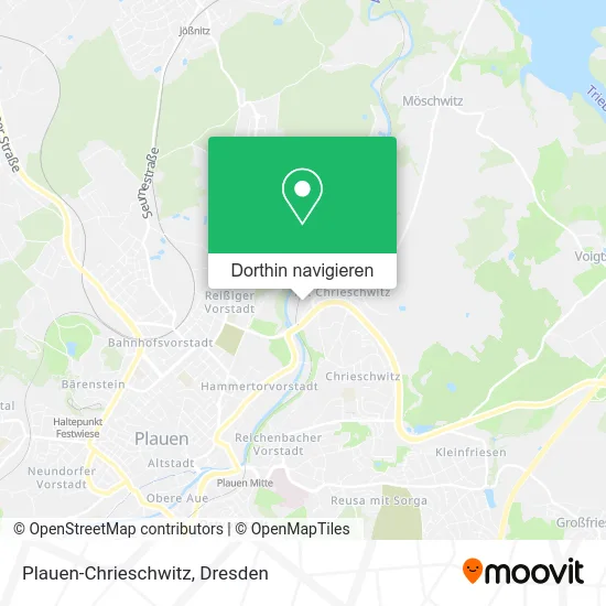 Plauen-Chrieschwitz Karte