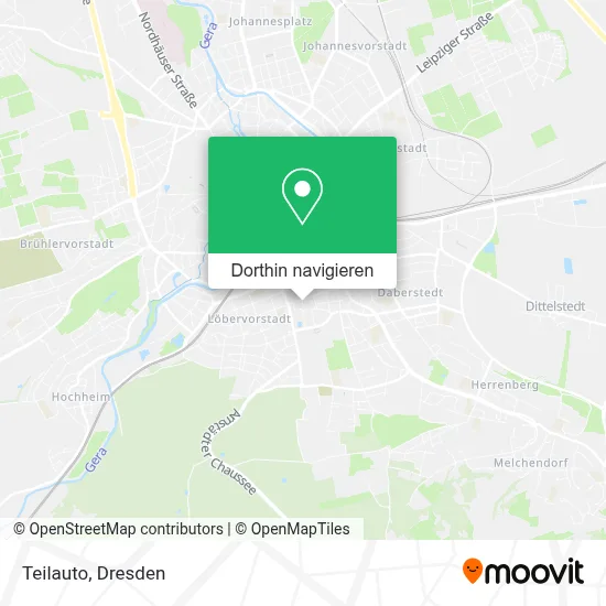 Teilauto Karte