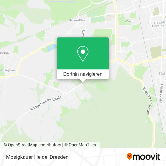 Mosigkauer Heide Karte